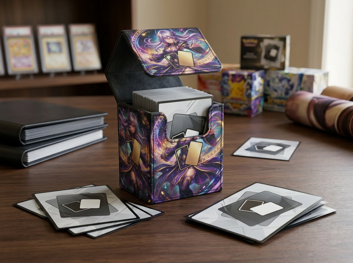 Everglade Deckworks custom TCG production workspace